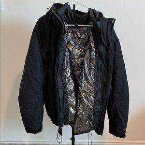 Columbia Men's Black Interchange Windbreaker Jacket